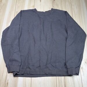 Parachute PJ Top L Waffle Knit Gray 100% Cotton Turkey Casual Loungewear